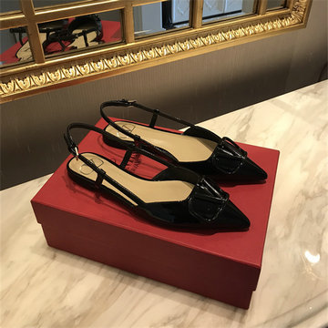 ヴァレンティノ Valentino 26-VTJ25010P2025年新作 Vロゴ シグネチャー パンプス スリングバック フラットサンダル レディース