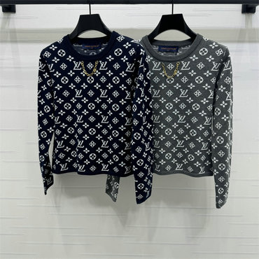 ルイヴィトン LOUISVUITTON JS-MCLV25002 2025年新作 モノグラムジャカードプルオーバー ニットセーター ロングスリーブ クルーネック