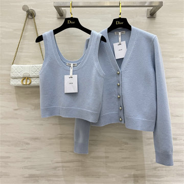 クリスチャンディオール CHRISTIAN DIOR JS-MKCD250052025年新作 カーディガン ロングスリーブ ウール ニットベスト タンクトップ レディース