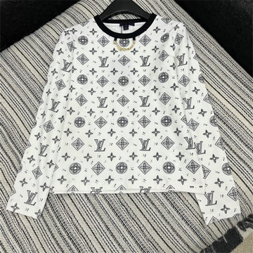 ルイヴィトン LOUISVUITTON XG-TCLV250012025年新作 LVエスカルプリンテッドTシャツ ロングスリーブ クルーネック レディース