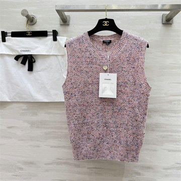 商品名称：シャネル CHANEL XG-MWCH250092025年新作 ノースリーブ ニットベスト カシミヤ タンクトップ セーター クルーネック レディース