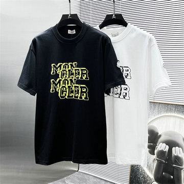 モンクレール MONCLER JS-TDMC250042025年新作 コットンジャージー Tシャツ クルーネック ショートスリーブ 男女兼用