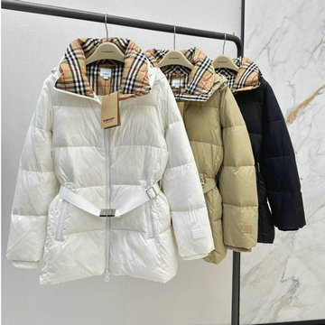 商品名称：バーバリー BURBERRY XG-WTBR250032025年新作 フーディー ダウンジャケット ジップ パファージャケット ロングスリーブ 男女兼用