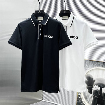 商品名称：グッチ GUCCI JS-TDGG250242025年新作 コットンジャージー ポロシャツ フリップカラー 半袖 メンズ