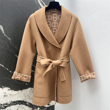 商品名称：エルメス HERMES XG-WTHE250022025年新作 ダブルフェース カシミヤ ショートコート ロングスリーブ アウターコート レディース