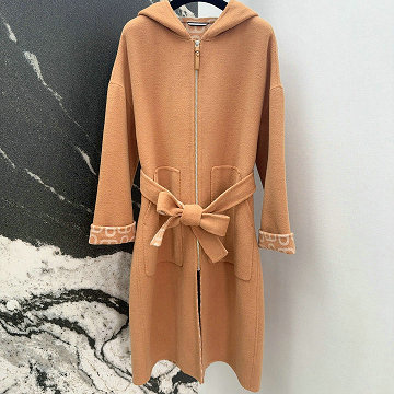 商品名称：エルメス HERMES XG-WTHE25004 2025年新作 ダブルフェース カシミヤ ロングコート ロングスリーブ アウターコート レディース