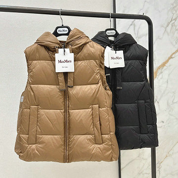 マックスマーラ MaxMara XG-WTMAX250042025年新作 ダウンベスト フーディー ジップジャケット