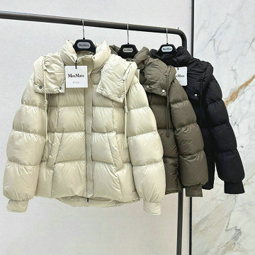 マックスマーラ MaxMara  XG-WTMAX25002025年新作 ロングスリーブ ダウンジャケット フーディー パファーコート レディース
