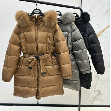 マックスマーラ MaxMara XG-WTMAX250072025年新作 リバーシブル ミディダウン 長袖 フーディー パファージャケット アウターコート レディース