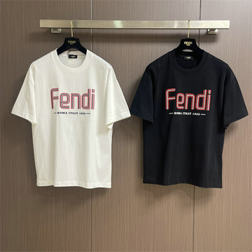 商品名称：フェンディ FENDI JS-TDFD250022025年新作 コットンジャージー Tシャツ 半袖 ユニセックス