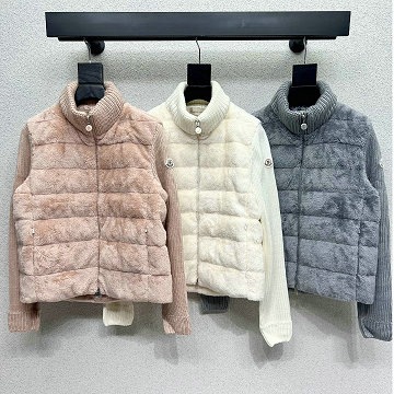 モンクレール MONCLER XG-WTMC25012 2025年新作 ロングスリーブ ダウンジャケット ウールニット ジップジャケット アウターコート レディース