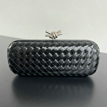 ボッテガヴェネタ BOTTEGAVENETA aj-BOV754783BK2025年新色 ストレッチ ノット 横長シルエット ミノディエール クラッチバッグ イブニングバッグ