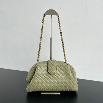 ボッテガヴェネタ BOTTEGAVENETA aj-BOV785807QN2025年新作 チェーン付き ローレン1980 クラッチバッグ レディース ショルダーバッグ