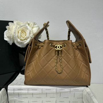 シャネル CHANEL CC-CH5293QJSX 2025年新作 スモールバッグ チェーンポーチ ショルダーバッグ ドローストリング レディース