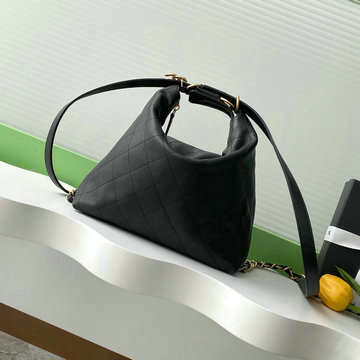 シャネル CHANEL CC-CH5517BK 2025年新作 ミディアムバッグ ホーボーバッグ ハンドバッグ 2way ショルダーバッグ レディース