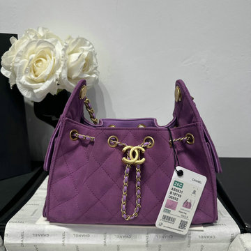 シャネル CHANEL CC-CH5631RZS2025年新作 スモールバッグ チェーンポーチ ショルダーバッグ ドローストリング レディース