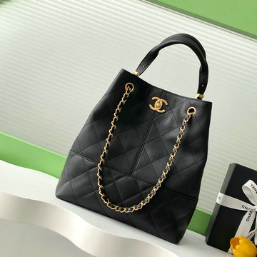 シャネル CHANEL CC-CH5636QBK2025年新作 ミディアム ホーボーバッグ トートバッグ 肩掛け ショルダーバッグ レディース