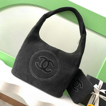 シャネル CHANEL CC-CH7566BBK2025年新作 タオル ビーチバッグ ホーボーバッグ トートバッグ ハンドバッグ