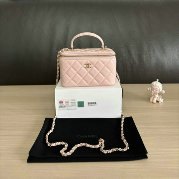 シャネル CHANEL  CC-CH68087YFH2025年新作 チェーン クラッチ ヴァニティー ケース トートバッグ ショルダーバッグ 化粧かばん レディース