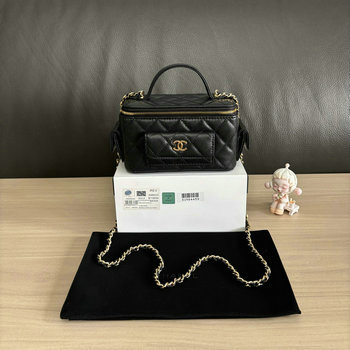 シャネル CHANEL CC-CH96023BK2025年新作 チェーン クラッチ ヴァニティー ケース トートバッグ ショルダーバッグ 化粧かばん レディース