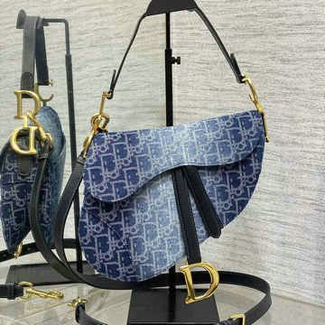 クリスチャンディオール CHRISTIAN DIOR 99-CD3351NLS2025年 サドル ホーボーバッグ ショルダーバッグ オブリーク ジャカード