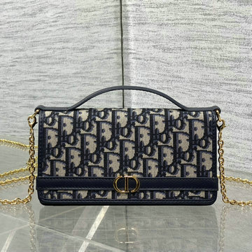 クリスチャンディオール CHRISTIAN DIOR 99-CD5832BBK 2025年 30 モンテーニュ Cigale チェーンポーチ ショルダーバッグ オブリークジャカード
