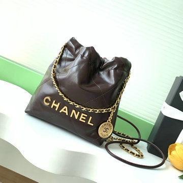 シャネル CHANEL 99-CH3980JH2025年 CHANEL 22 ミニ ハンドバッグ チェーン ショルダーバッグ ポーチ付き レディース