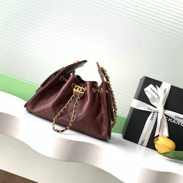 シャネル CHANEL99-CH5631QJH2025年 スモールバッグ チェーンポーチ ショルダーバッグ ドローストリング レディース