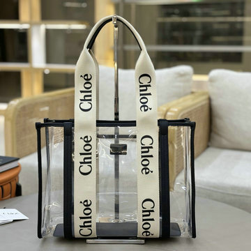 クロエ CHLOE 99-CLE7888TBK2025年新作 Woody ミディアム トートバッグ ハンドバッグ 2way ショルダーバッグ