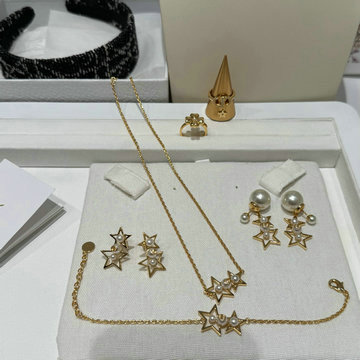 クリスチャンディオール CHRISTIAN DIOR  99-EHCD250222025年新作 デスティニー ピアス イヤリング ネックレス 指輪 ジュエリー ホワイト-