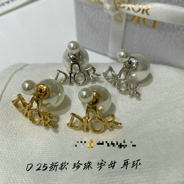クリスチャンディオール CHRISTIAN DIOR  99-EHCD250262025年新作 トライバル ピアス イヤリング ジュエリー ホワイト レジンパール