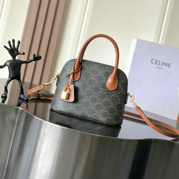 セリーヌ CELINE 99-CE120682BSK 2025年 ティーン オノリン バッグ トートバッグ 2way ショルダーバッグ トリオンフキャンバス