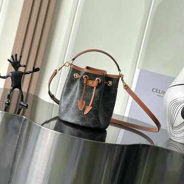 商品名称：セリーヌ CELINE 99-CE121672BKF2025年 ティーン クララ バッグ バゲットバッグ ショルダーバッグ トリオンフキャンバス