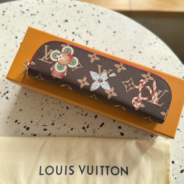 ルイヴィトン LOUISVUITTON 99-GI1162 2025年新作 ペンシルポーチ シャーロット ファブリック レザー