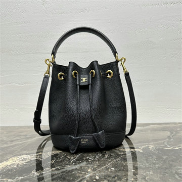 商品名称：セリーヌ CELINE 2025年新作 ティーン クララ バッグ バケット ハンドバッグ ショルダーバッグ サプルグレインドカーフスキン