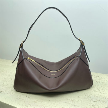 商品名称：セリーヌ CELINE 2025年新作 ロミー ミディアム ホーボーバッグ ハンドバッグ ソフトレザー カーフスキン レディース
