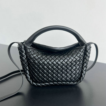 ボッテガヴェネタ BOTTEGAVENETA aj-BOV805739BK 2025年新作 スモール コブル トップハンドルバッグ トートバッグ 2way ショルダーバッグ
