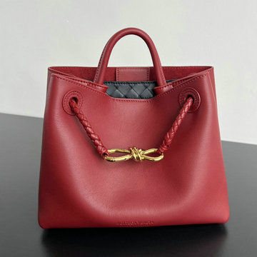 商品細詳を見る:ボッテガヴェネタ BOTTEGAVENETA aj-BOV810213RD 2025年新作 スモール アンディアーモ トップハンドルバッグ レディース トートバッグ