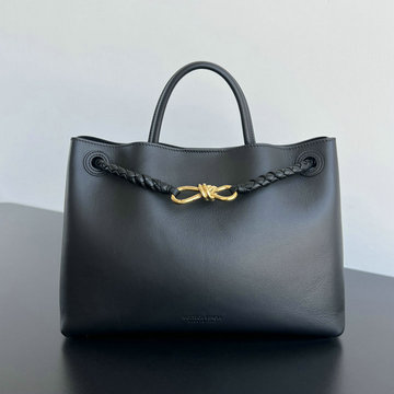 商品名称：ボッテガヴェネタ BOTTEGAVENETA aj-BOV810214BK 2025年新作 ミディアム アンディアーモ トップハンドルバッグ レディース トートバッグ