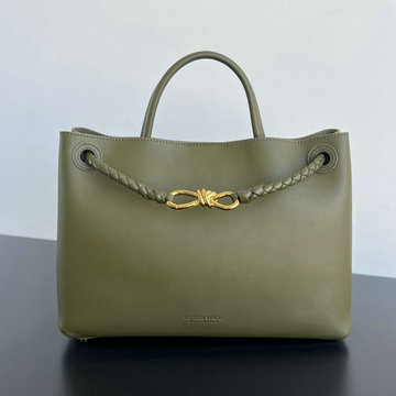 商品名称：ボッテガヴェネタ BOTTEGAVENETA aj-BOV810214NG 2025年新作 ミディアム アンディアーモ トップハンドルバッグ レディース トートバッグ
