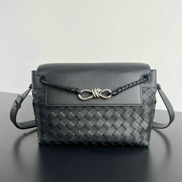 ボッテガヴェネタ BOTTEGAVENETA aj-BOV815781BK2025年新作 スモール アンディアーモ メッセンジャーバッグ ショルダーバッグ メンズかばん