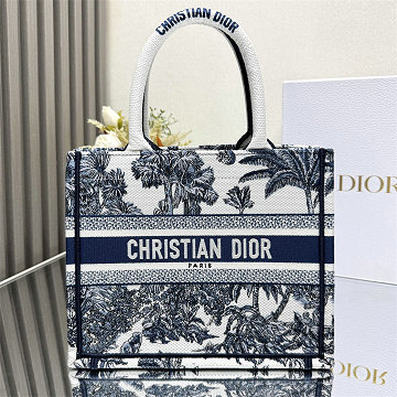 クリスチャンディオール CHRISTIAN DIOR JS-CD1265YSBL2025年新作 Book Tote ブック スモール トートバッグ ハンドバッグ レディース