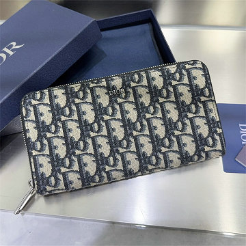 商品細詳を見る:クリスチャンディオール CHRISTIAN DIOR 99-CD2252BBK 2025年新作 ロングウォレット ジップウォレット ファスナー長財布 オブリーク ジャカード