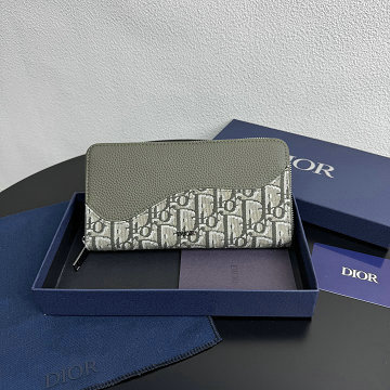 クリスチャンディオール CHRISTIAN DIOR 99-CD2252TNG2025年新作 サドル バーティカル ロングウォレット ファスナー長財布 オブリークジャカード