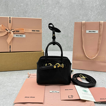 商品細詳を見る:ミュウミュウ MIUMIU 99-MM5596BK2025年新作 アバンチュール トップハンドルバッグ トートバッグ 2way ショルダーバッグ