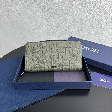 クリスチャンディオール CHRISTIAN DIOR 99-CD2252PNG 2025年新作 ロングウォレット ジップウォレット ファスナー長財布 レザー