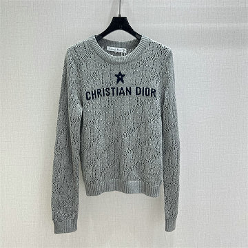 クリスチャンディオール CHRISTIAN DIOR JS-MCCD250142025年新作 プリント セーター ロングスリーブ ウールニット クルーネック レディース