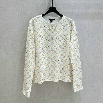 商品名称：ルイヴィトン LOUISVUITTON JS-TCLV25002 2025年新作 モノグラム Tシャツ ロングスリーブ クルーネック レディース トップス