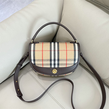 バーバリー BURBERRY GH-BR2160XK 2025年新作 Highlands チェック柄 トートバッグ ショルダーバッグ レディース