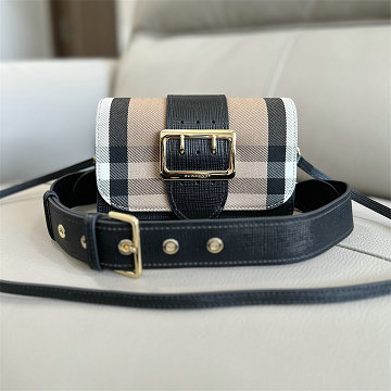 バーバリー BURBERRY GH-BR3302BK 2025年新作 ザ バックル チェック柄 ミニ ショルダーバッグ レディース